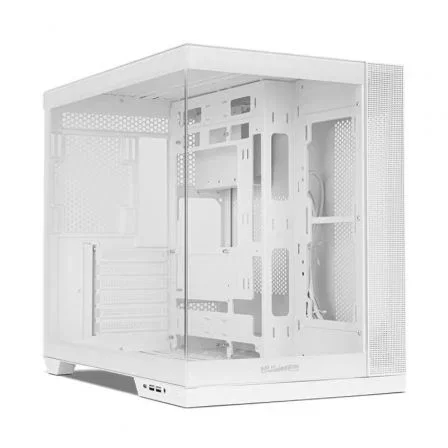 Nox Caja Gaming Semitorre Nox Hummer Astra Neo Blanca con Cristal Templado Panorámico Frameless, Compatible ATX, Gráficas 400mm, 9 Ventiladores